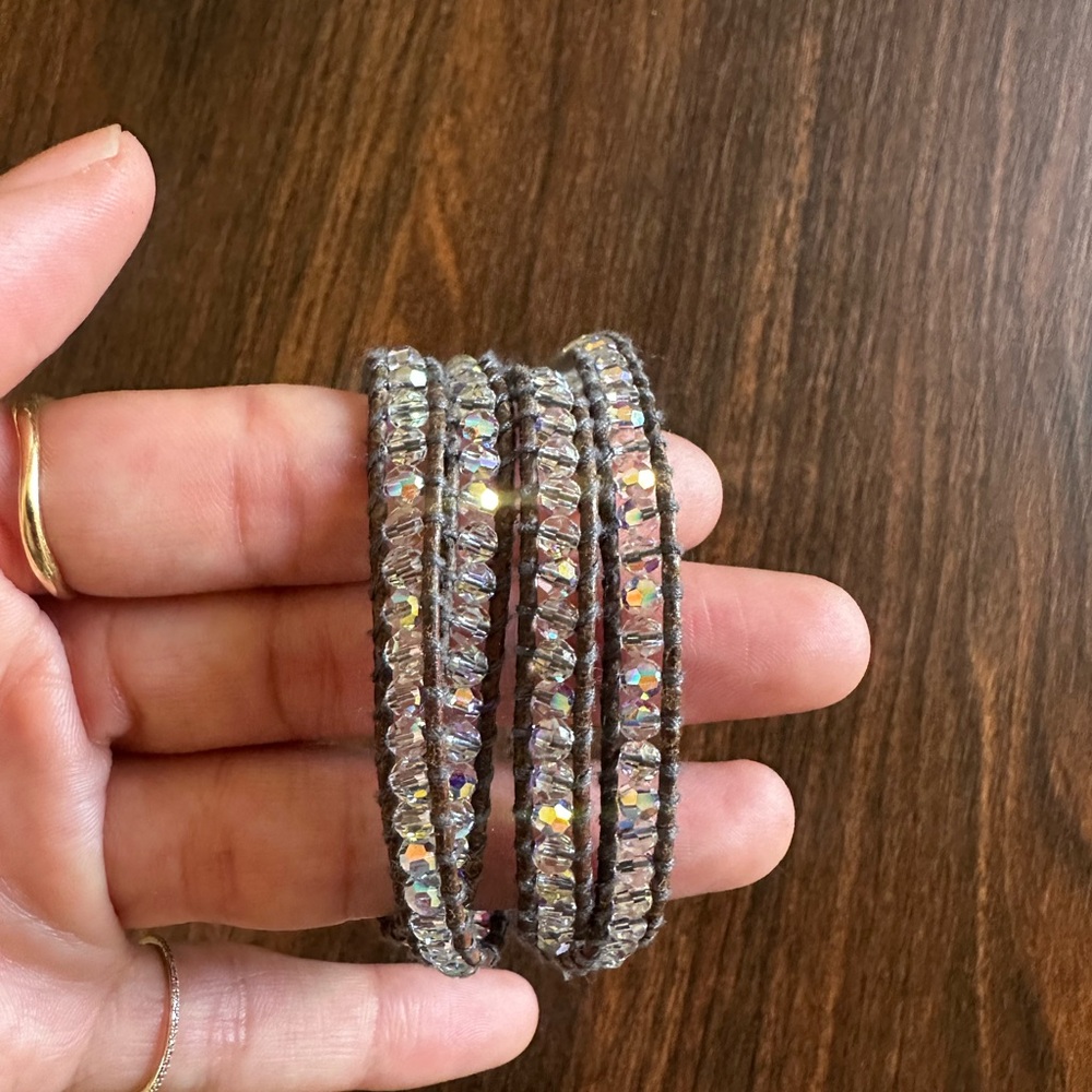 Chan Luu Swarovski crystal Wrap Bracelet - Picture 2 of 3